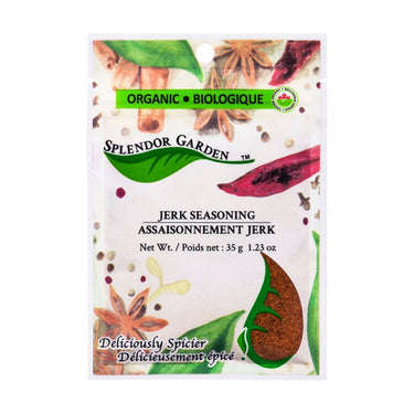 Splendor Garden, Organic Jerk Seasoning, 35 Grams (6 Count)
