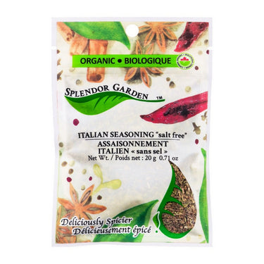 Splendor Garden, Organic Italian Seasoning, 20 Grams (6 Count)