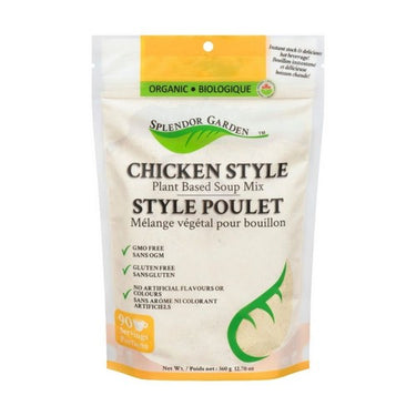 Splendor Garden, Organic Chicken Style Plant Based Soup, 360 Grams (12 Count)