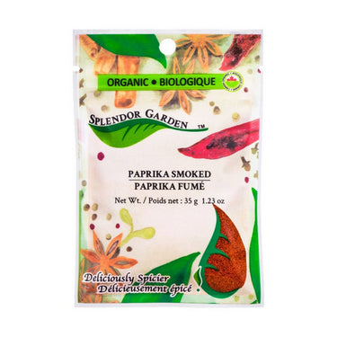 Splendor Garden, Organic Paprika Smoked, 35 Grams (6 Count)