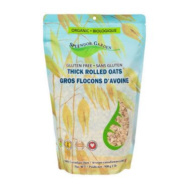 Splendor Garden, Orgnic Gluten Free Thick Rolled Oats, 908 Grams (10 Count)