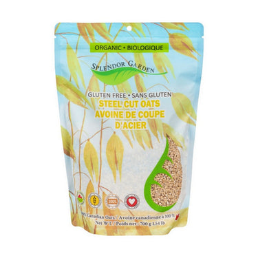 Splendor Garden, Organic Gluten Free Steel Cut Oats, 700 Grams (12 Count)