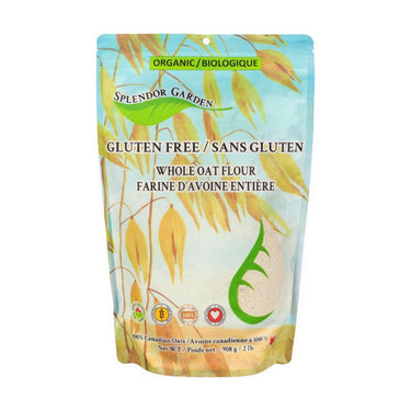 Splendor Garden, Organic Gluten Free Whole Oat Flour, 908 Grams (10 Count)