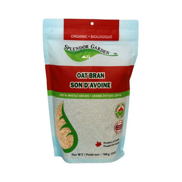 Splendor Garden, Organic Oat Bran, 700 Grams (12 Count)