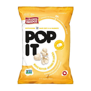 Covered Bridge, Movie Butter Popcorn, 125 Grams (11 Count)