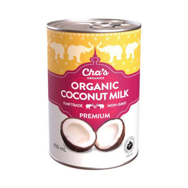 Chas Organics, Premium Coconut Milk, 400 Ml (12 Count)