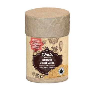 Chas Organics, Ginger Ground, 30 Grams (6 Count)