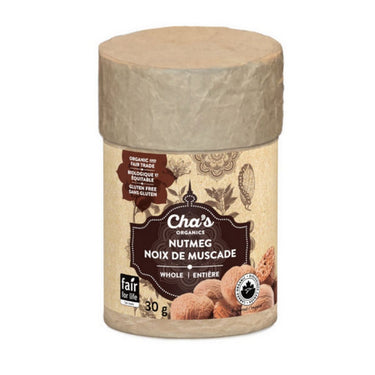 Chas Organics, Nutmeg Whole, 30 Grams (6 Count)