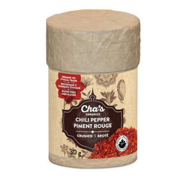 Chas Organics, Chili Pepper Crushed, 30 Grams (6 Count)