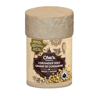 Chas Organics, Coriander Seed Whole, 25 Grams (6 Count)