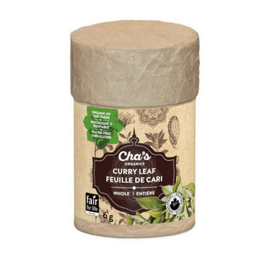 Chas Organics, Curry Leaf Whole, 6 Grams (6 Count)