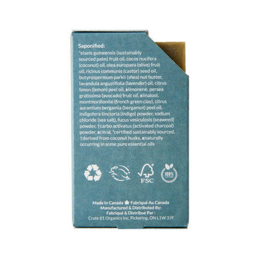 Crate 61, Seaweed And Sea Salt Bar Soap, 110 Grams (8 Count)