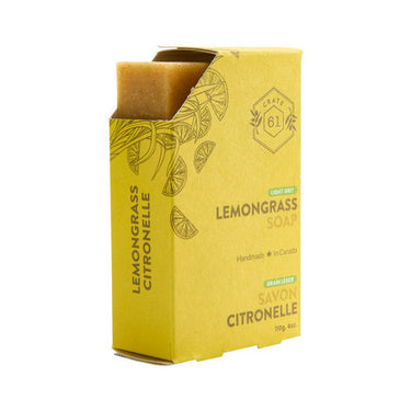 Crate 61, Lemongrass Bar Soap, 110 Grams (8 Count)