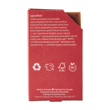 Crate 61, Canadian Maple Soap, 110 Grams (8 Count)