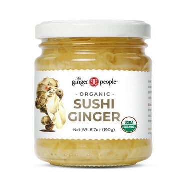 Ginger People, Organic Pickled Sushi Ginger, 190 Grams (12 Count)