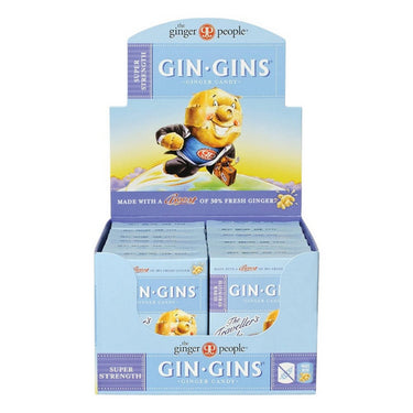 Ginger People, Gin Gins Super Strength Ginger Candy, 31 Grams (24 Count)