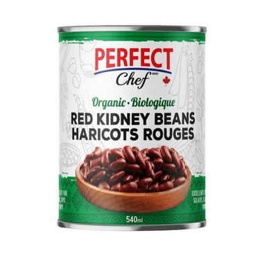 Perfect Chef, Organic Red Kidney Beans, 540 Ml (12 Count)