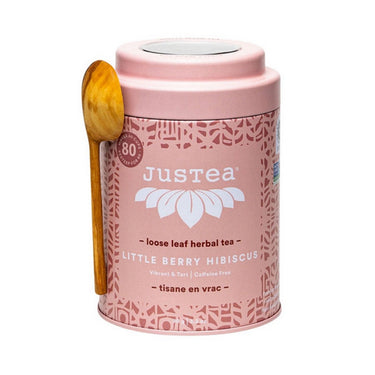 JusTea, Herbal Tea Little Berry Hibiscus, 90 Grams (6 Count)