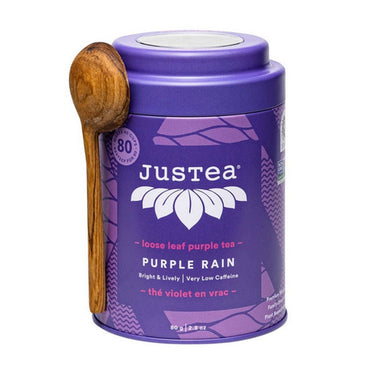 JusTea, Purple Tea Purple Rain, 80 Grams (6 Count)