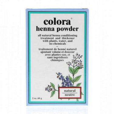 Colora Henna, Natural Organic Hair Color Natural Powder, 60 Grams