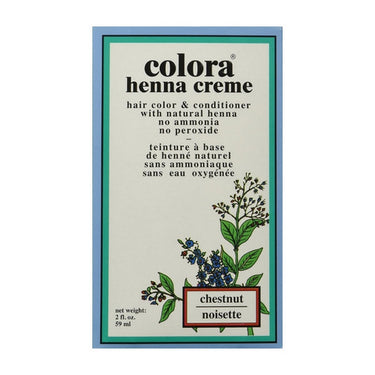 Colora Henna, Creme Hair Color Chestnut, 59 Ml