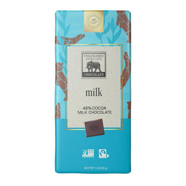 Endangered Species, Natural Milk Chocolate, 85 Grams (12 Count)