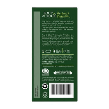 Four O'Clock Tea, Mental Tonic Herbal Tea Vitality, 20 Bags (Pack of 6)