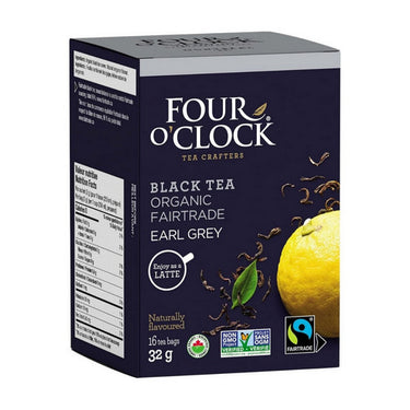 Four O'Clock Tea, Earl Grey Tea, 16 Bags (Pack of 6)