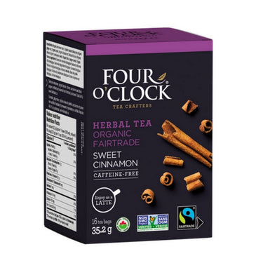 Four O'Clock Tea, Sweet Cinnamon Spice Herbal Tea, 16 Bags (Pack of 6)