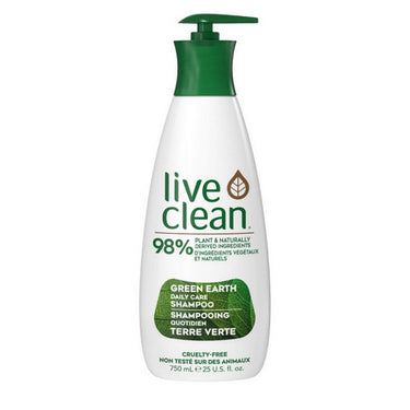 Live Clean, Green Earth Daily Care Shampoo, 750 Ml