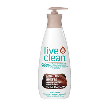 Live Clean, Argan Oil Shampoo, 750 Ml