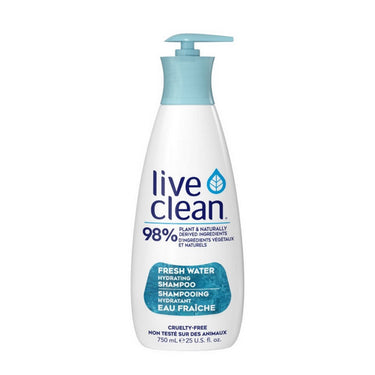 Live Clean, Fresh Water Hydrating Shampoo, 750 Ml