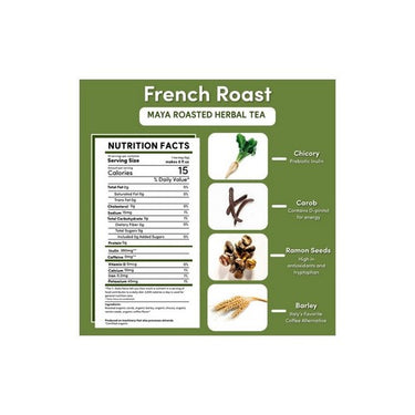 Teeccino, French Roast Herbal Tea, 10 Bags (Pack Of 6)