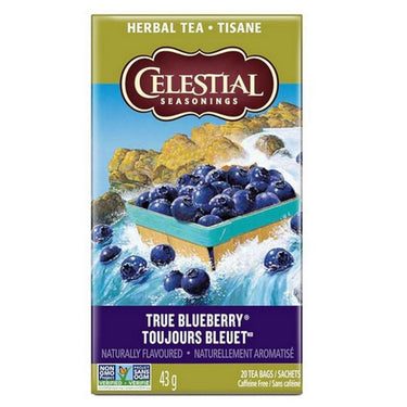 Celestial Seasonings, True Blueberry Tea, 20 Bags (6 Count )