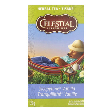 Celestial Seasonings, Sleepy Time Vanilla Herbal Tea, 20 Bags (6 Count)
