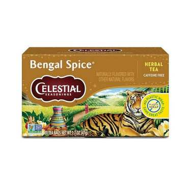 Celestial Seasonings, Bengal Spice Herbal Tea, 20 Bags (12 Count)