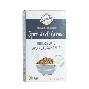 Second Spring Foods, Sprouted Hulless Oats, 400 Grams (6 Count)
