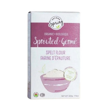 Second Spring Foods, Sprouted Spelt Flour, 500 Grams (6 Count)
