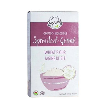 Second Spring Foods, Sprouted Wheat Flour, 500 Grams (6 Count)