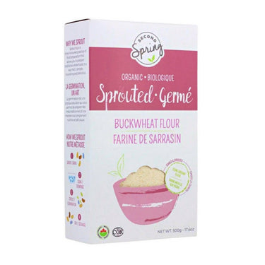 Sprouted Buckwheat Flour 500 Grams (6 Count) by Second Spring Foods