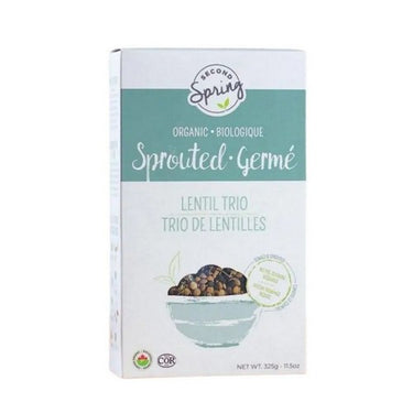 Second Spring Foods, Sprouted Lentil Trio, 325 Grams (6 Count)