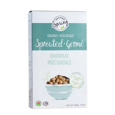 Second Spring Foods, Sprouted Chickpeas, 350 Grams (6 Count)