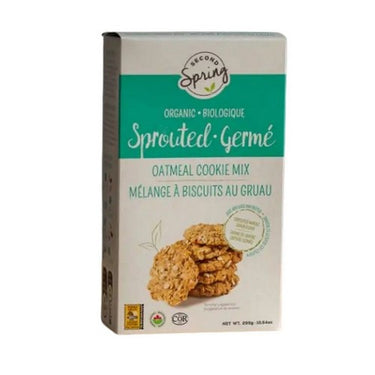 Second Spring Foods, Sprouted Oatmeal Cookie Mix, 299 Grams (6 Count)