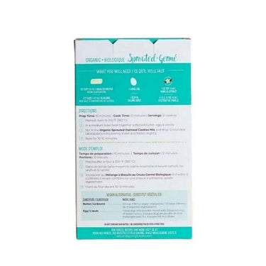 Second Spring Foods, Sprouted Oatmeal Cookie Mix, 299 Grams (6 Count)