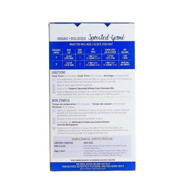 Second Spring Foods, Sprouted Whole Grain Pancake Mix, 300 Grams (6 Count)