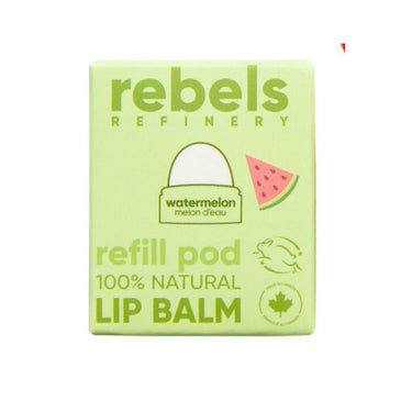 Rebels Refinery, Lip Balm Refill Pod Watermelon, 7 Grams