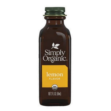 Simply Organic, Organic Lemon Flavor, 59 Ml (6 Count)