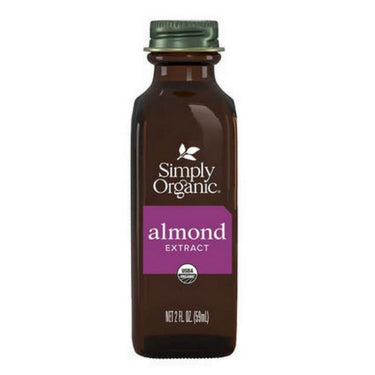 Simply Organic, Almond Extract, 59 Ml (6 Count)