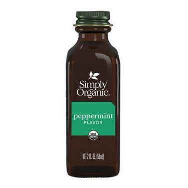 Simply Organic, Peppermint Flavor, 59 Ml (6 Count)