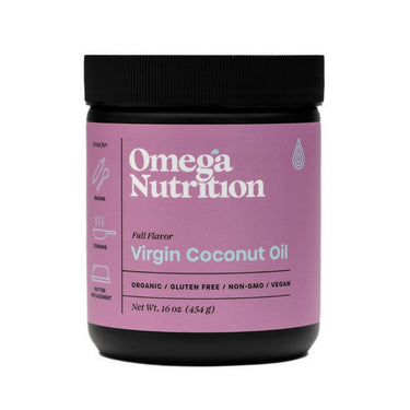 Organic Virgin Coconut Oil 454 Grams by Omega Nutrition